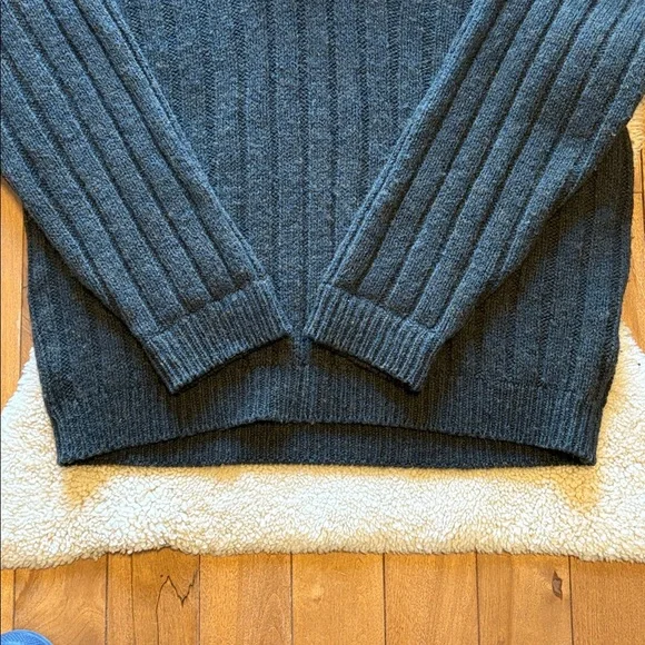 Vintage Woolrich Shawl Collar Wooden Button Pullover Sweater Men's Size Medium - Picture 6 of 13